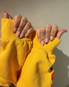 Hailey Bieber Debuts Symbol-Rich Manicure at Coachella Weekend Two, Celebrating Justin Bieber’s Music and National Pride