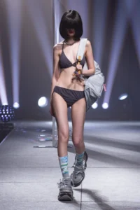 Mikio Sakabe’s Harajuku Spectacle: A Subversive Swimsuit Show in the Heart of Consumerism